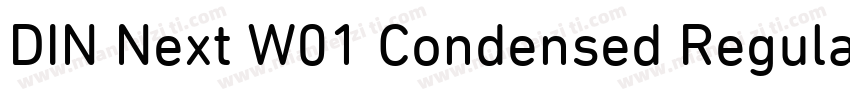 DIN Next W01 Condensed Regular字体转换